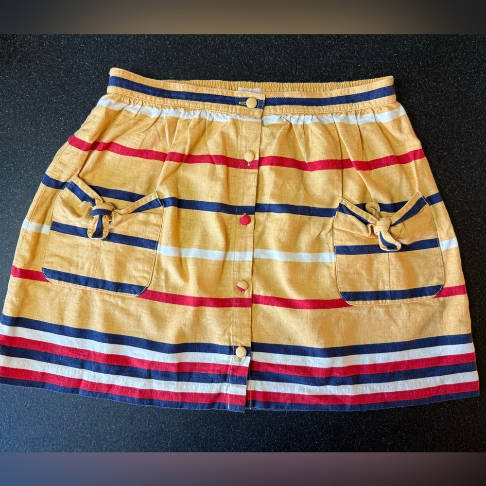 Linen blend skirt by urban outfitters size large